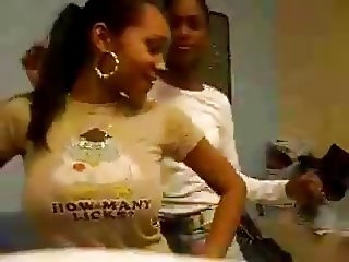 Dominican with huge tits dances - Who is she