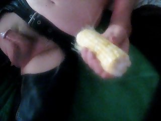 daddy uses corn on the cob the fuck my hole